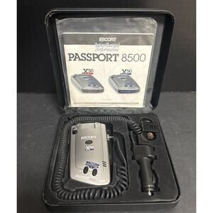 Escort Passport 8500 X50 Blue Display Radar Laser Detector Complete Case Tested
